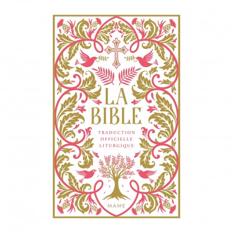 ♥ La Bible reliée rouge corail - Edition limitée - Editions Mame - Nouveautés Godsavetheking
