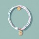 ♥ Bracelet Liberty coulissant Wiltshire Bud Aur avec médaille Vierge Marie en plaqué or
