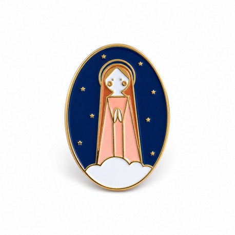 Pin's Sainte Vierge Marie - Pin's et écusson religieux Godsavetheking