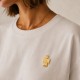 Pin's Ange gardien doré - Pin's et écusson religieux Godsavetheking