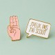 Pin's souvenir de ma promesse scoute - Scoutisme Godsavetheking