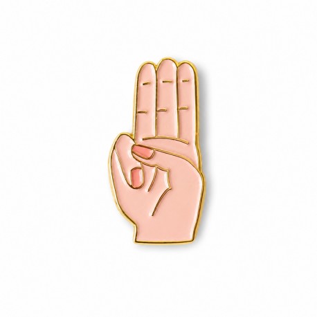 Pin's souvenir de ma promesse scoute - Scoutisme Godsavetheking