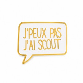 Pin's j'peux pas j'ai scout