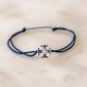 Bracelet Homme marine Croix Scoute avec fleur de lys - Bracelets religieux Godsavetheking