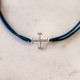 Bracelet Homme Croix Scout Argent Marine - Bracelets religieux Godsavetheking