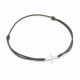 Bracelet Homme Croix Argent 925 - Kaki - Bracelets religieux Godsavetheking