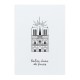 Carte Notre-Dame de Paris — Illustration noir & blanc - Images et cartes religieuses papeterie religieuse Godsavetheking