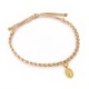 Bracelet Médaille Vierge Marie tressé irisé - Bracelets femme Godsavetheking