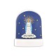Grande Boule à Neige Vierge Marie - Paillettes Dorées | Fabrication Artisanale et made in France - Objets objets religieux Go...
