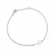 Bracelet chaîne avec croix en argent 925 - Bracelets femme Godsavetheking