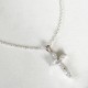 Collier chaîne et Croix - Zirconium et Argent 925 - Colliers femme Godsavetheking