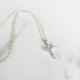Collier chaîne et Croix - Zirconium et Argent 925 - Colliers femme Godsavetheking