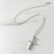 Collier chaîne et Croix - Zirconium et Argent 925 - Colliers femme Godsavetheking