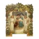 ♥ Carte de Noël en relief 3D avec scène de la nativité, palmiers et anges - Coup de cœurs des sœurs de God save the king