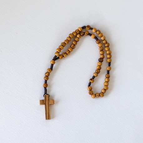 ♥ Chapelet en bois d’olivier de Terre Sainte - Coup de cœurs des sœurs de God save the king