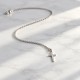 Collier chaîne pendentif grande croix en argent 925 - Nouveautés Godsavetheking