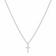 Collier chaîne pendentif petite croix en argent 925 - Nouveautés Godsavetheking