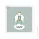 Grande carte Ange gardien en version design - 20 x 20 cm - Images et cartes religieuses papeterie religieuse Godsavetheking