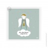 Grande carte Ange gardien en version design - 20 x 20 cm - Images et cartes religieuses papeterie religieuse Godsavetheking