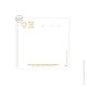 Lot de 6 cartes invitation "Save the date" avec enveloppes blanches -12x12 cm - Images et cartes religieuses papeterie religi...