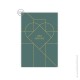 Signet religieux Deo Gratias Art déco - 8 x 12 cm - Images et signets de Baptême Godsavetheking