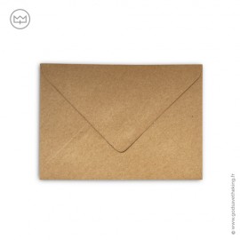 Enveloppe kraft brun en papier recyclé 11,4 x 16,2 cm (C6) - Images et cartes religieuses papeterie religieuse Godsavetheking