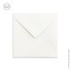 Enveloppe blanche carrée 13 x 13 cm pour carte postale - God save the king Images et cartes religieuses