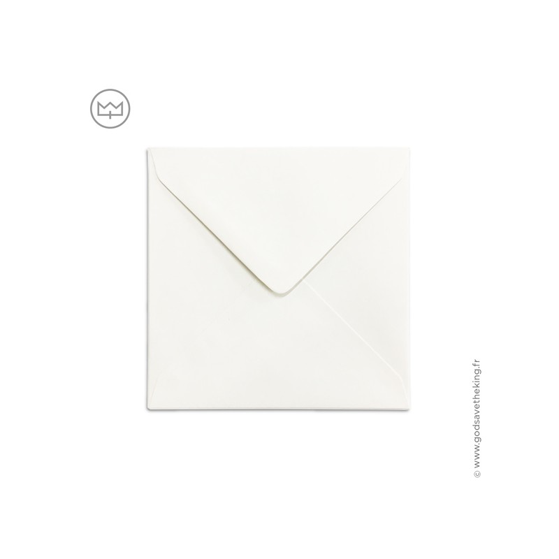 Enveloppes carrées blanches