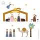 Crèche de Noël magnétique 18 éléments fabriquée en France - Crèches de Noël Godsavetheking
