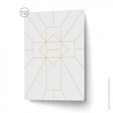 10 couvertures livret de célébration gris clair avec la croix de Jésus - Invitations et livrets de couverture Communion God s...